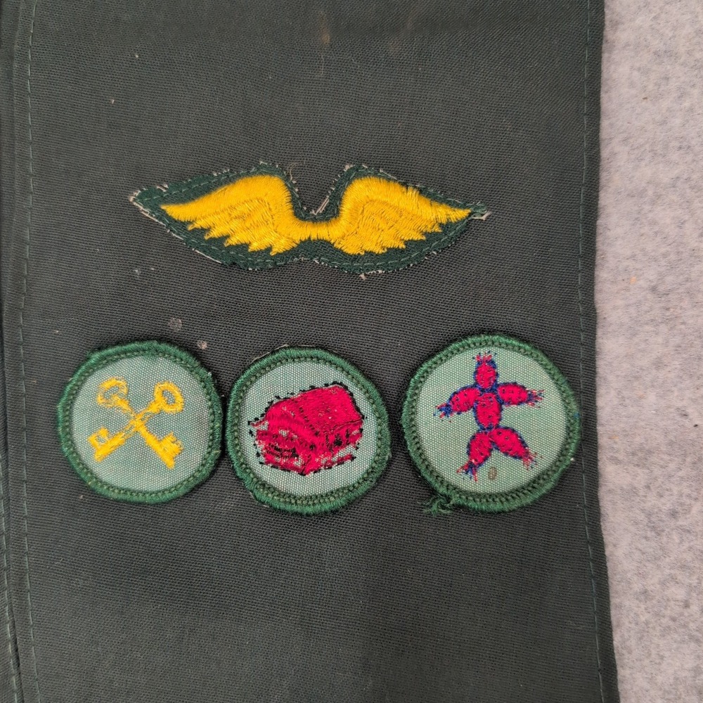 Vintage Boy Scout Sash Noark Council Troop 43 Merit Badges Pins BSA Arkansas - Picture 2 of 3
